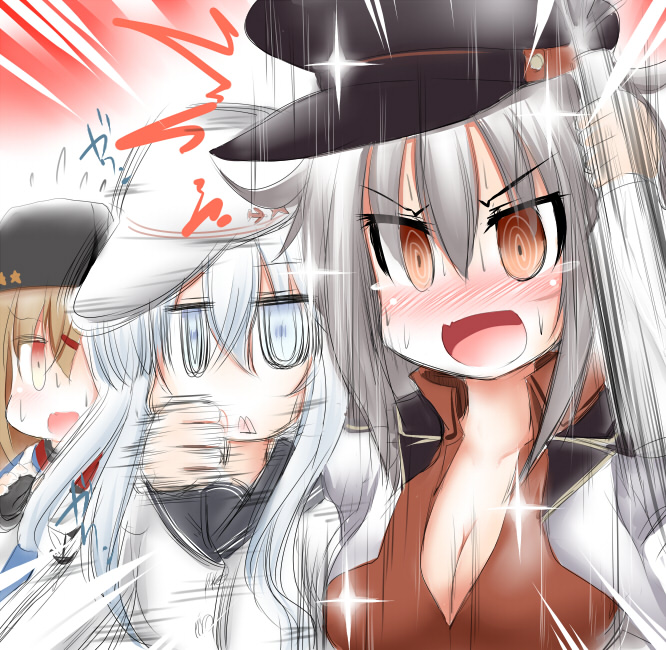 hibiki, verniy, gangut, and tashkent (kantai collection and 2 more) drawn by ouno_(nounai_disintegration)