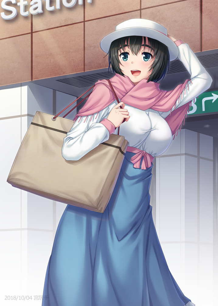shiina mayuri (steins;gate and 1 more) drawn by miyai_sen