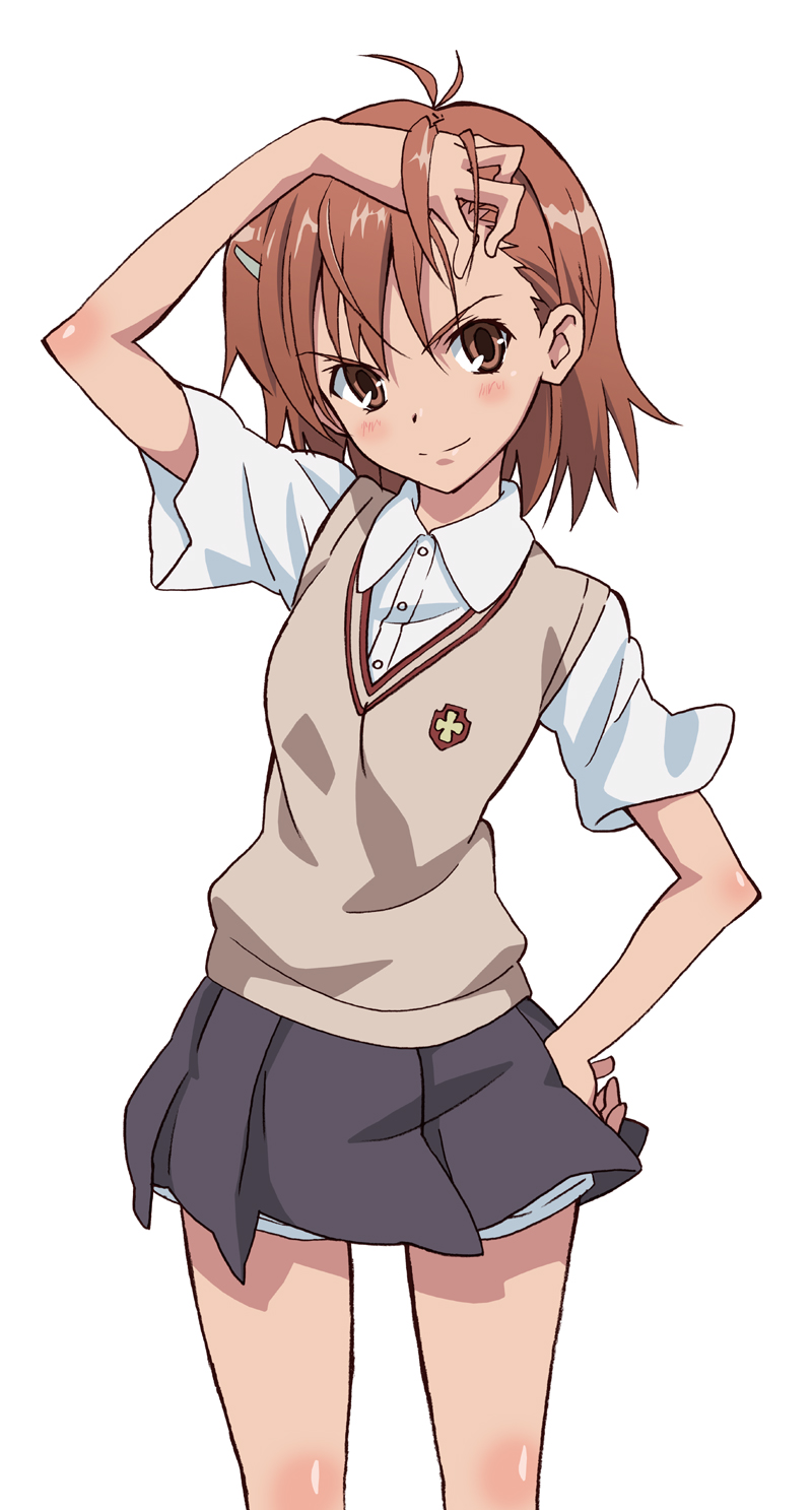 misaka mikoto (toaru majutsu no index) drawn by katochin_(skpresents)