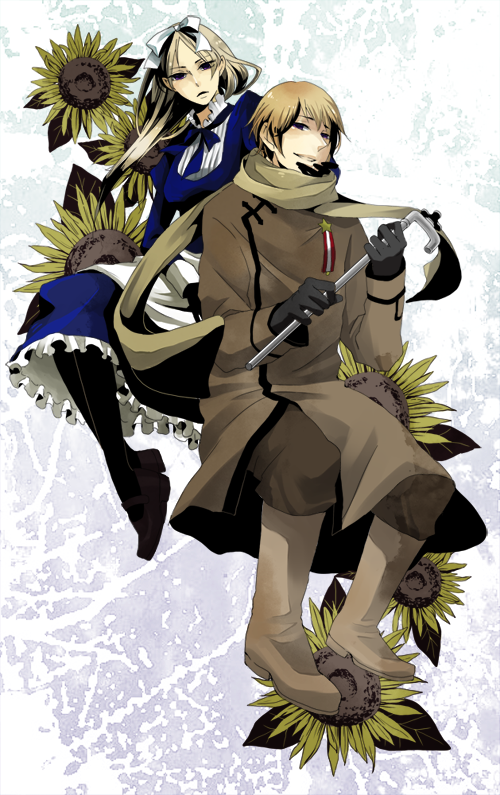 russia and belarus (axis powers hetalia) drawn by ichiji
