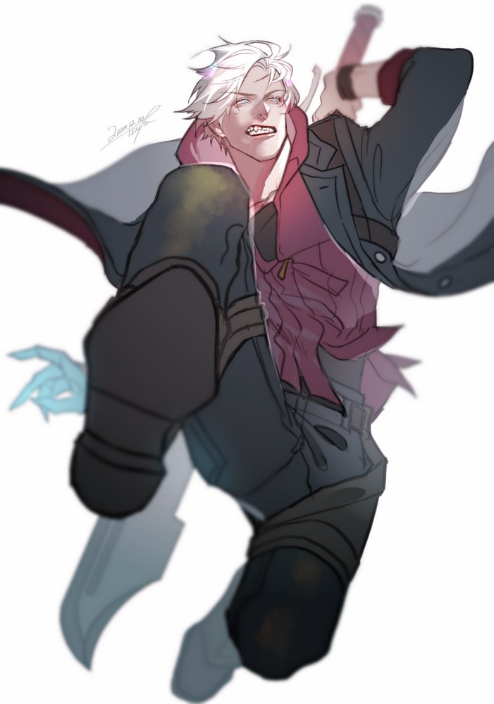 nero (devil may cry and 1 more) drawn by dmc_pa