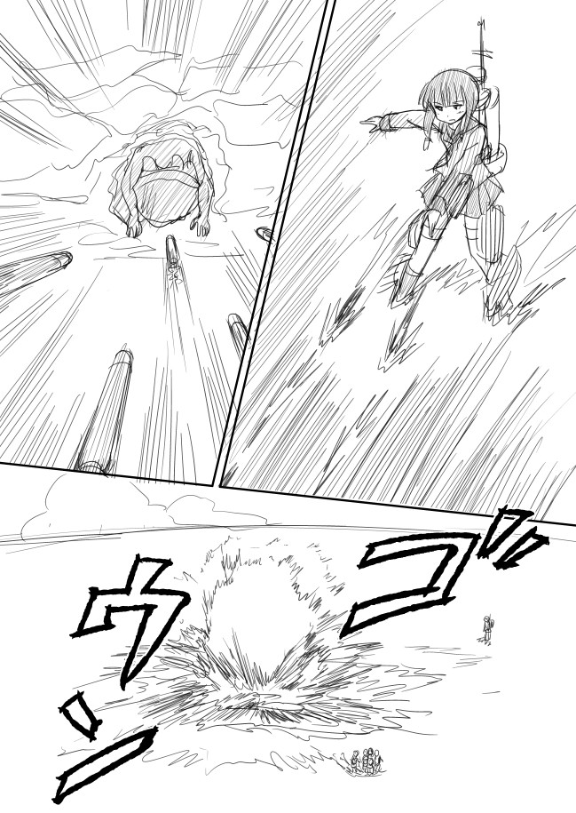 kitakami and ho-class light cruiser (kantai collection) drawn by shimazaki_mujirushi