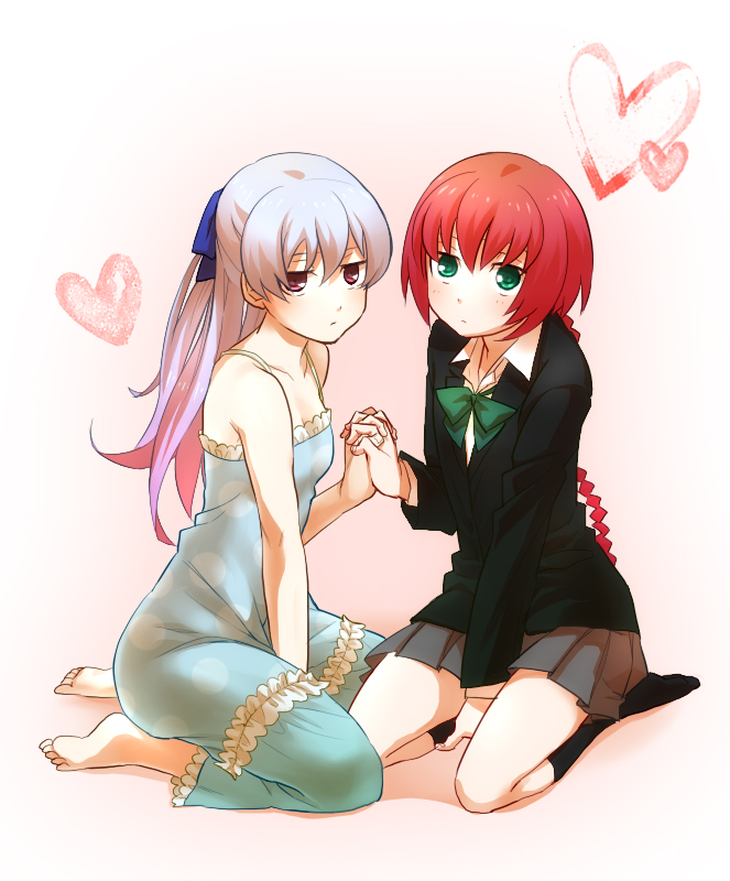 yin and suou pavlichenko (darker than black) drawn by sabo_(fuya_2)