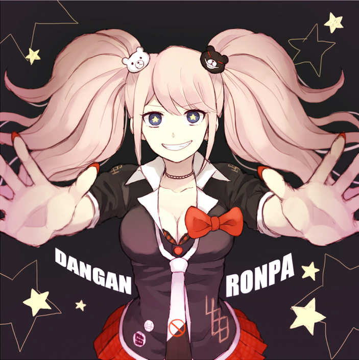 enoshima junko (danganronpa and 1 more) drawn by makura_(sheepstar49)