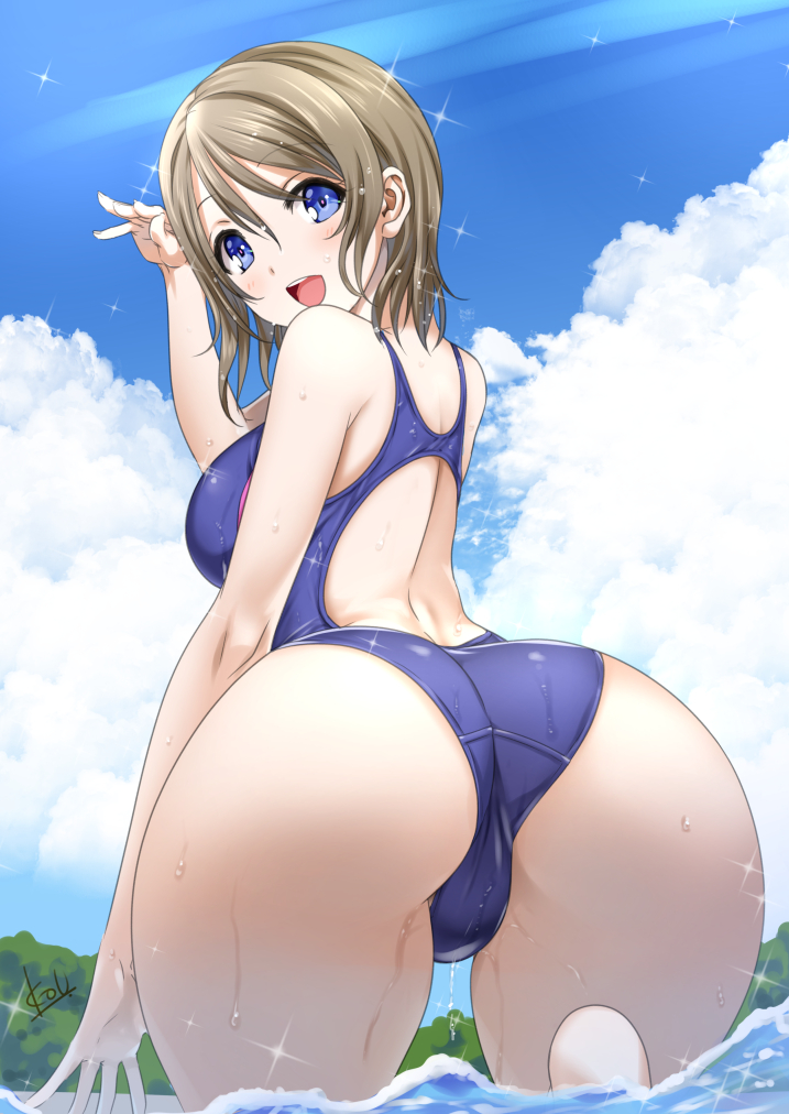 watanabe you (love live! and 1 more) drawn by mitarashi_kousei