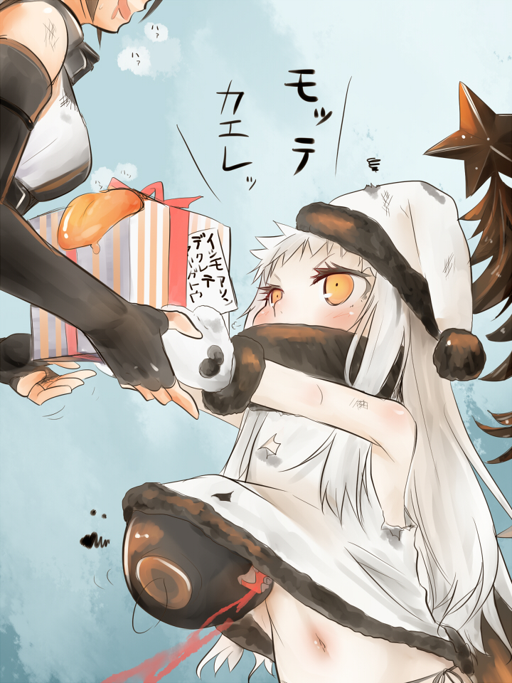 nagato and northern ocean princess (kantai collection) drawn by akino_shuu