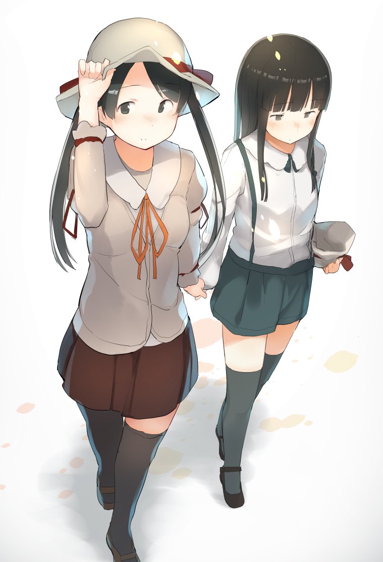 hatsuyuki and mikuma (kantai collection) drawn by fuu_fuu