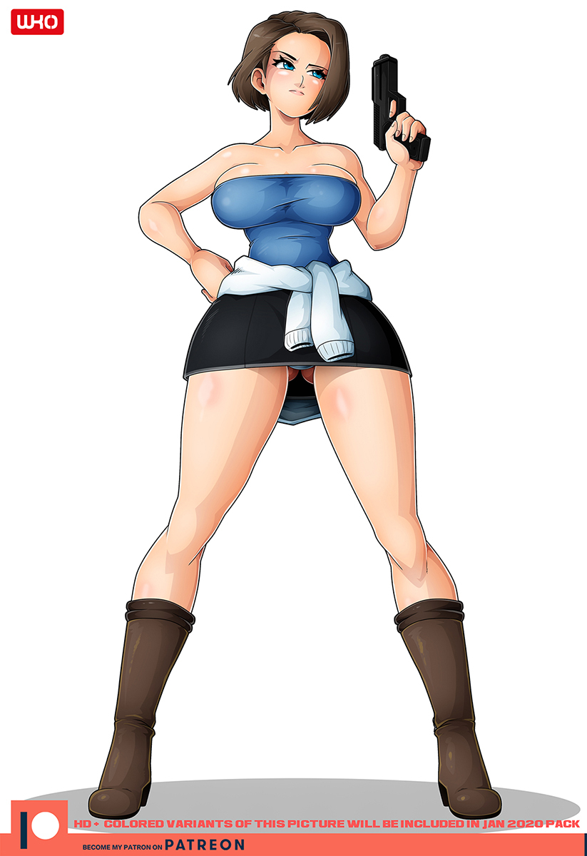 jill valentine (resident evil and 1 more) drawn by witchking00