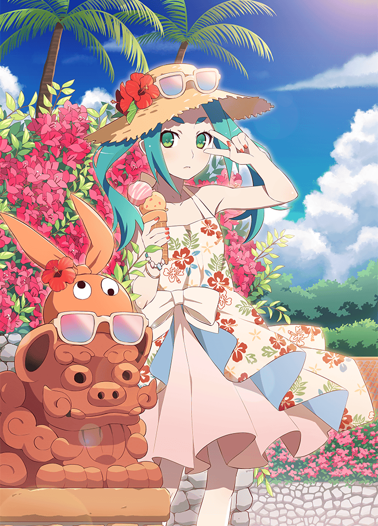 ononoki yotsugi (monogatari and 1 more) drawn by watanabe_akio