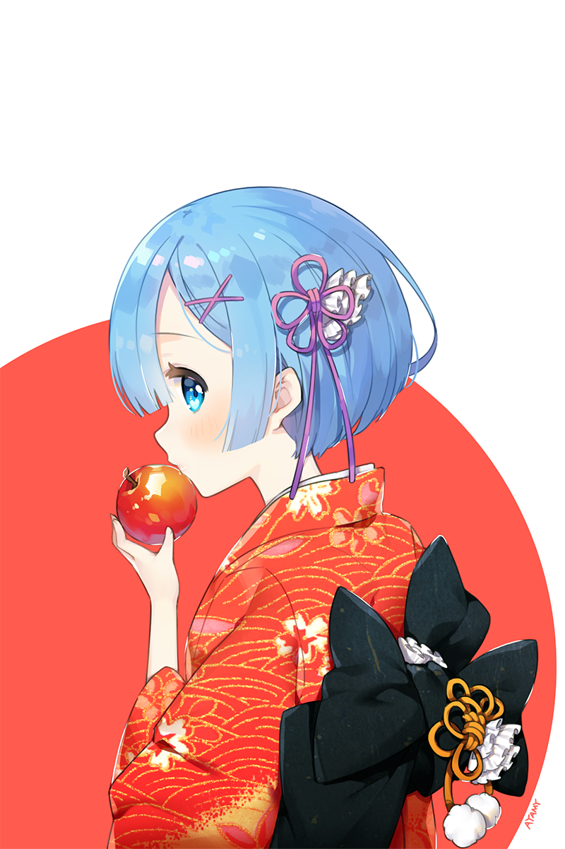 rem (re:zero kara hajimeru isekai seikatsu) drawn by ayamy