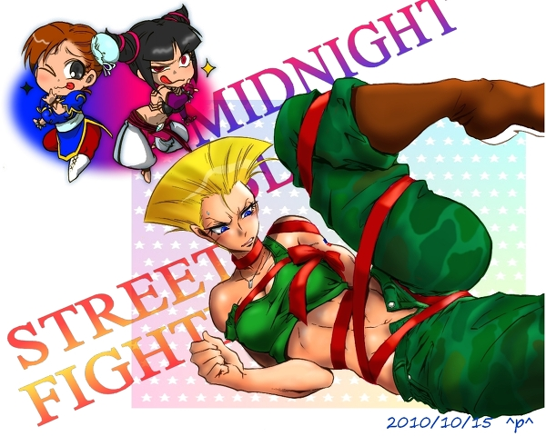 chun-li, han juri, and guile (street fighter and 2 more) drawn by marimo_(yousei_ranbu)