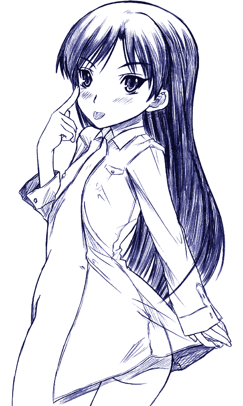 kisaragi chihaya (idolmaster and 1 more) drawn by chikuwa_(tikuwa)