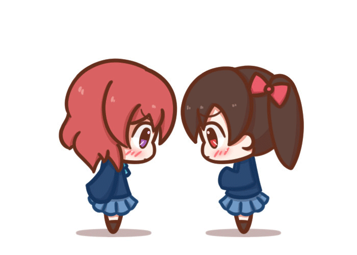 nishikino maki and yazawa nico (love live! and 1 more) drawn by p-man-p-man