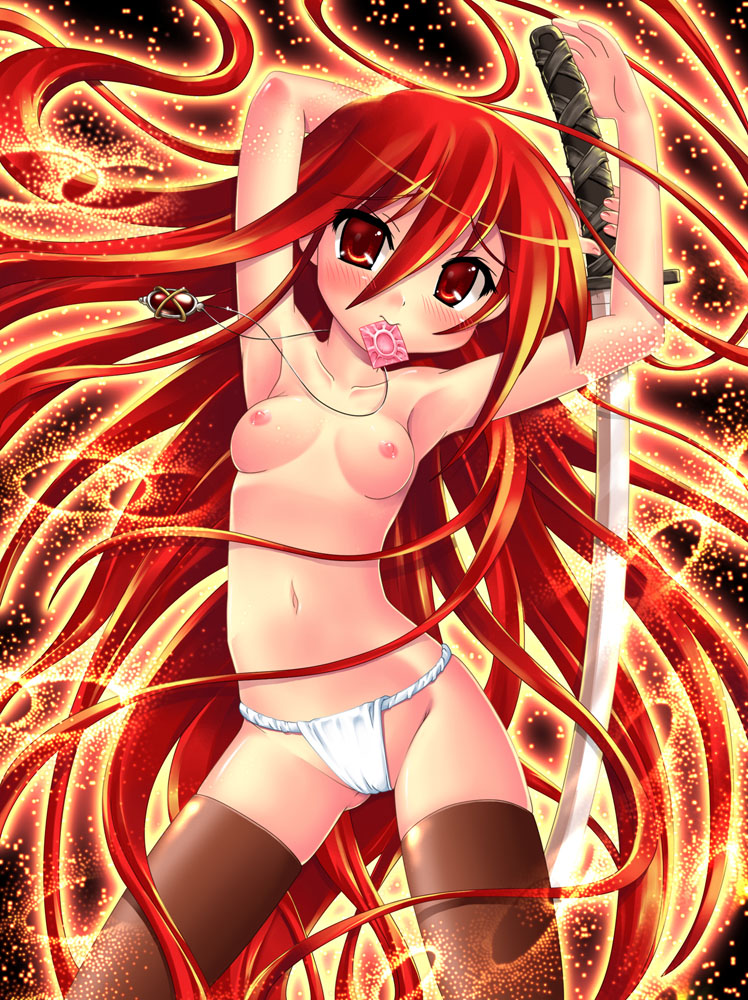 shana and alastor (shakugan no shana) drawn by hase_yu
