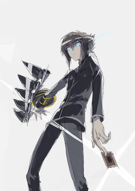 yuki judai (yu-gi-oh! and 1 more) drawn by moribuden