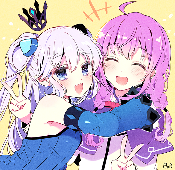 aisha landar and luciela r. sourcream (elsword) drawn by pinb