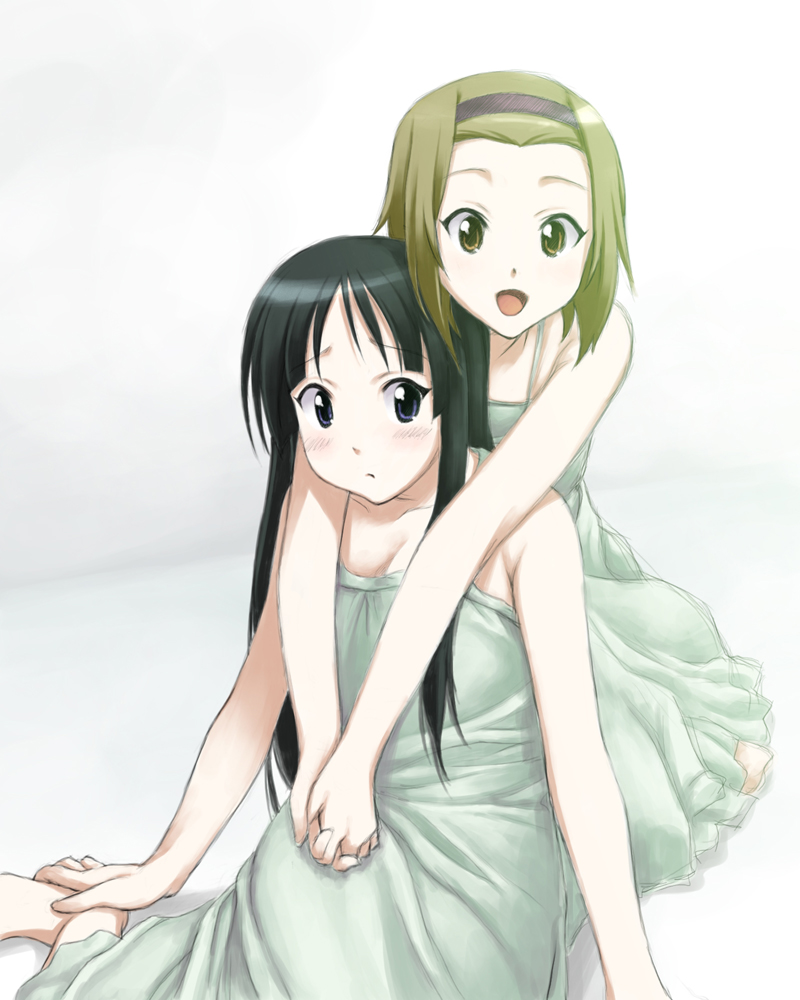 akiyama mio and tainaka ritsu (k-on!) drawn by dancho_(danch)