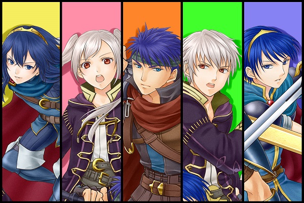 lucina, female robin, ike, male robin, and marth (fire emblem and 5 more) drawn by hanasaki_komugi