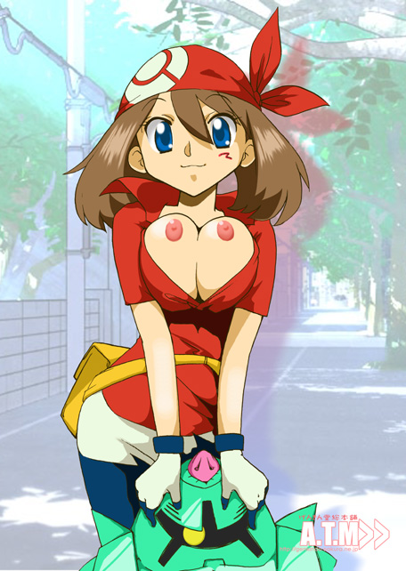 may and zock (pokemon and 2 more) drawn by geropper