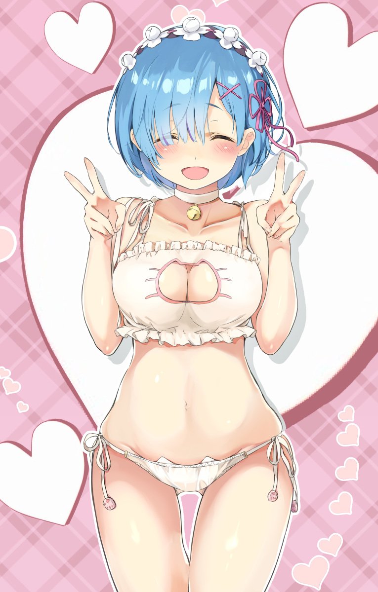 rem (re:zero kara hajimeru isekai seikatsu) drawn by iworin
