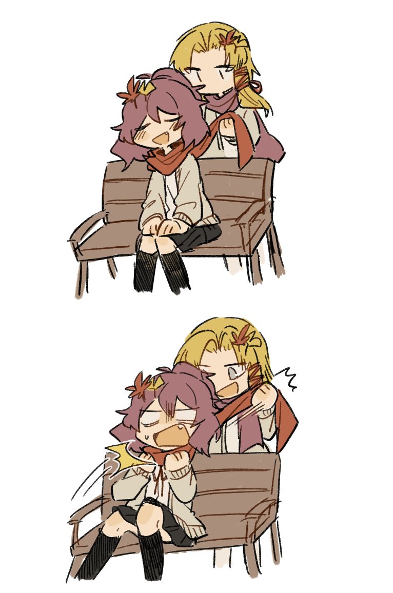 moriya suwako and yasaka kanako (touhou) drawn by keiko_(emoticon)