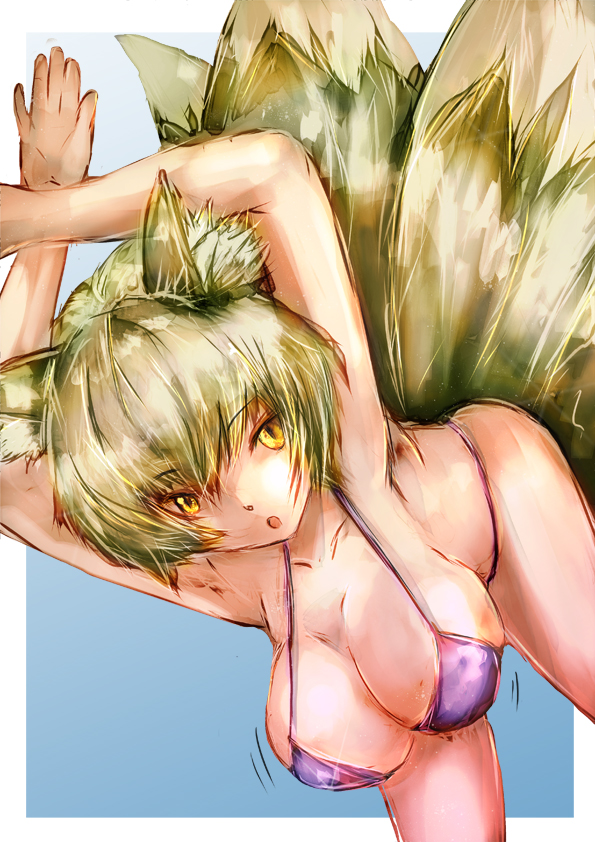 yakumo ran (touhou) drawn by ouchu_(toustar)