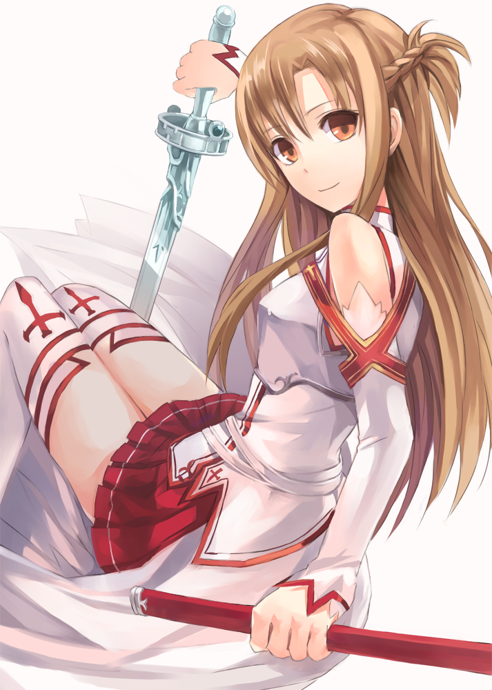 asuna (sword art online) drawn by soraraido