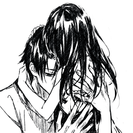 okkotsu yuuta and orimoto rika (jujutsu kaisen) drawn by magu_(a325934)