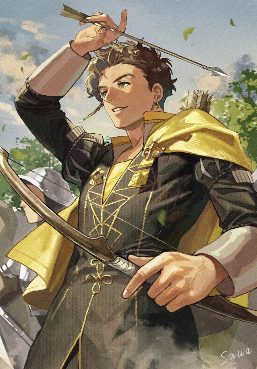 claude von riegan (fire emblem and 1 more) drawn by sawaponu3