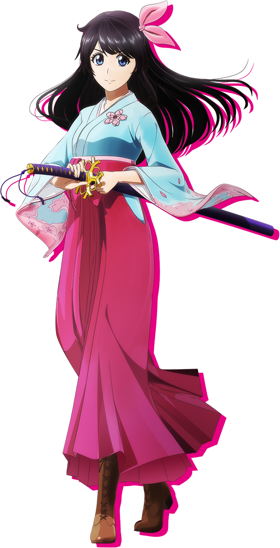 amamiya sakura (sakura taisen and 1 more) drawn by kubo_tite