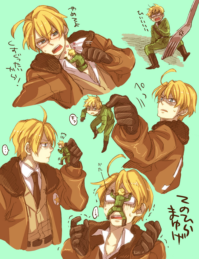 america and united kingdom (axis powers hetalia) drawn by circus66