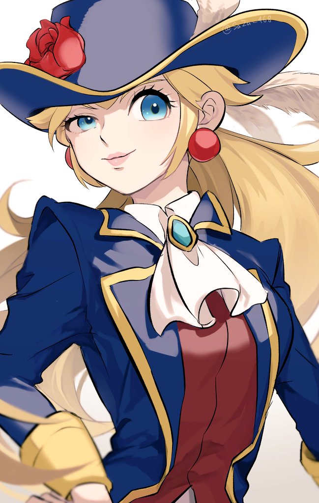 princess peach and swordfighter peach (mario and 1 more) drawn by sazu_468