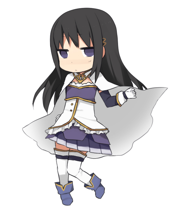 akemi homura and miki sayaka (mahou shoujo madoka magica) drawn by tsuduya_(knt31)