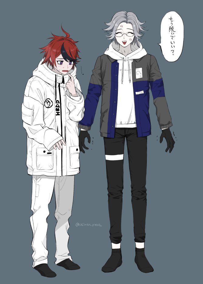 aotsuki eito and sumino takumi (the hundred line -last defense academy-) drawn by seiran_yoroz
