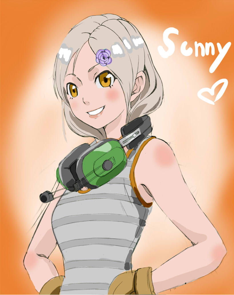 sunny emmerich (metal gear and 1 more) drawn by monokuro_rabbit