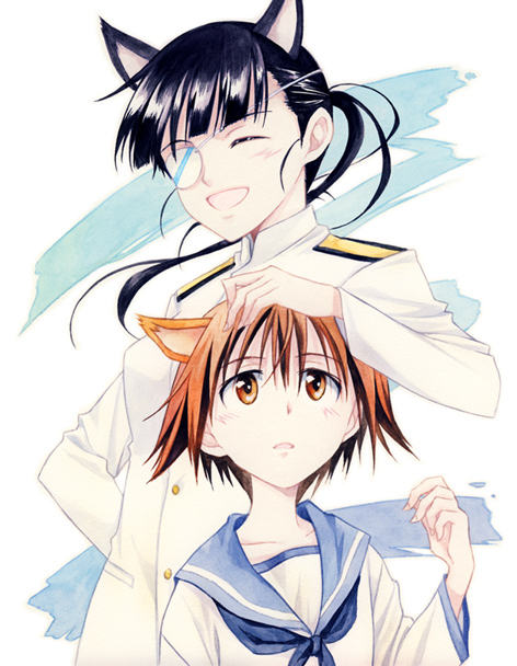 miyafuji yoshika and sakamoto mio (world witches series and 1 more) drawn by agahari