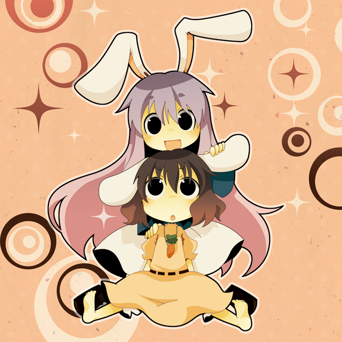 reisen udongein inaba and inaba tewi (touhou) drawn by misaki_(1n1m)