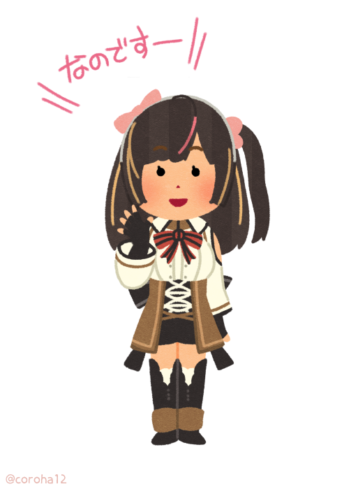 sakurazuki kanon (indie virtual youtuber and 1 more) drawn by coroha