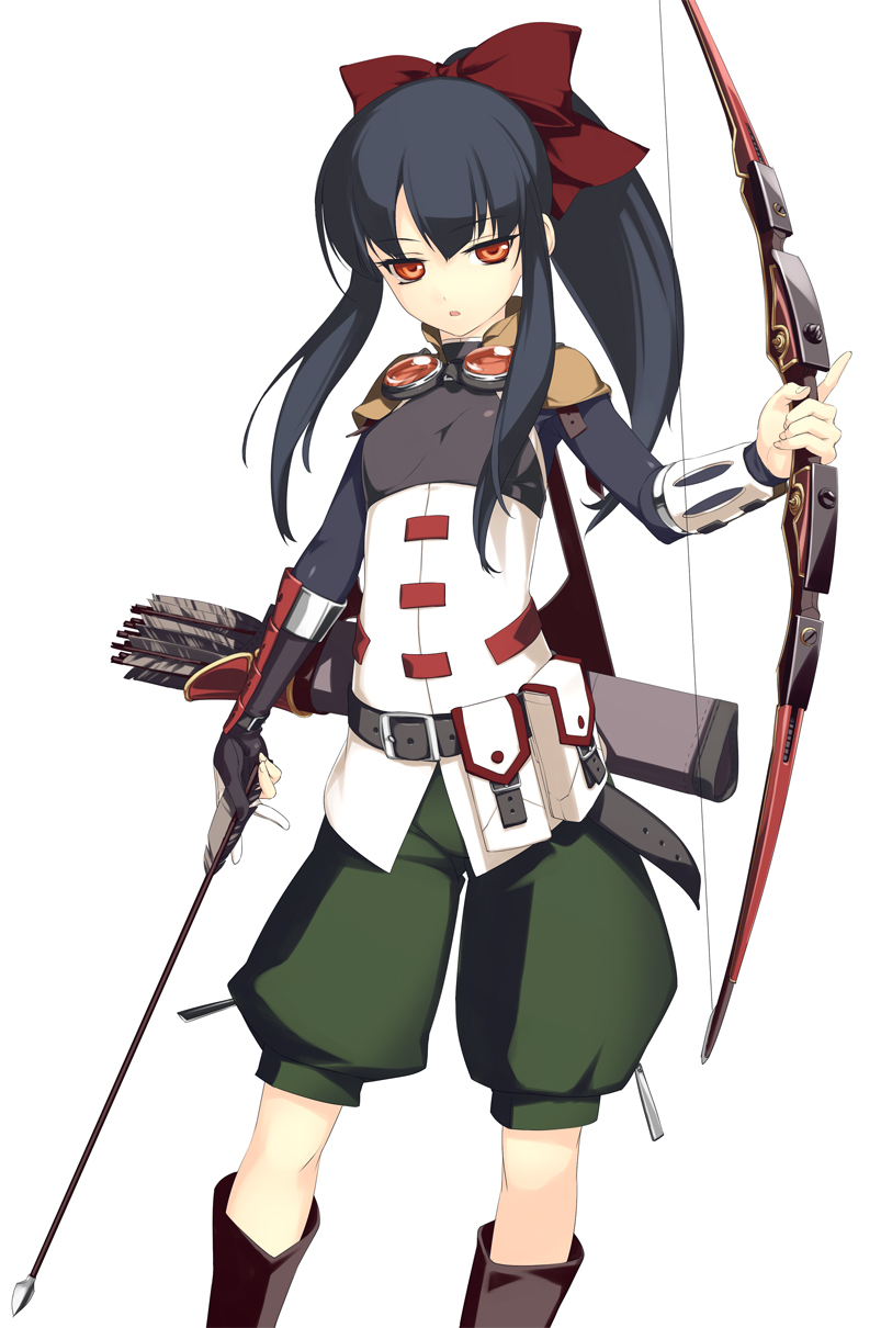 sniper and sniper 2 (sekaiju no meikyuu and 1 more) drawn by rokuwata_tomoe