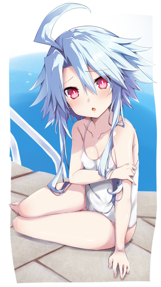 white heart (neptune) drawn by iwashi_dorobou_-r-
