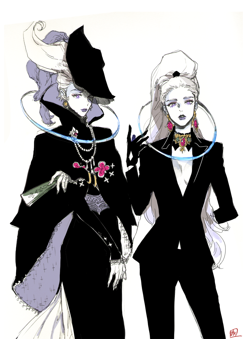 whis and vados (dragon ball and 1 more) drawn by akame_(chokydaum)