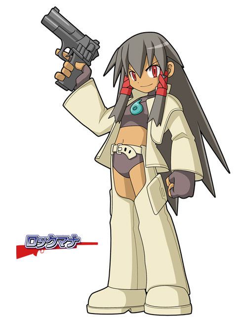 tatsumiya mana (mega man and 1 more) drawn by kasuga_yukihito