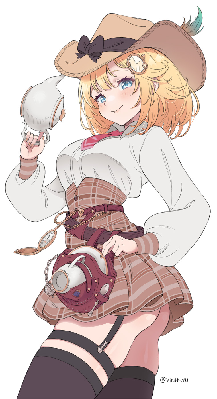 watson amelia (hololive and 1 more) drawn by vinhnyu