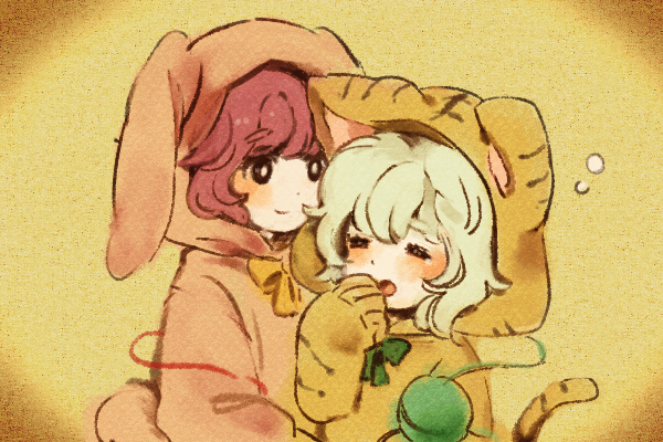 komeiji koishi and komeiji satori (touhou) drawn by meeko