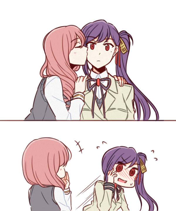 tsuruhime yachiyo and liu mei fan (shoujo kageki revue starlight and 1 more) drawn by akamirai