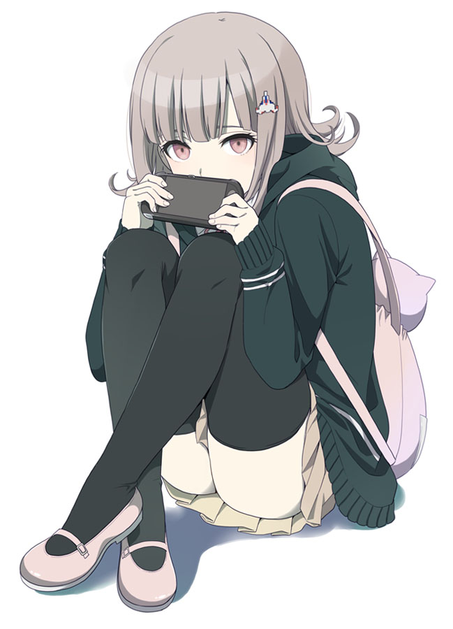nanami chiaki (danganronpa and 2 more) drawn by mattaku_mousuke