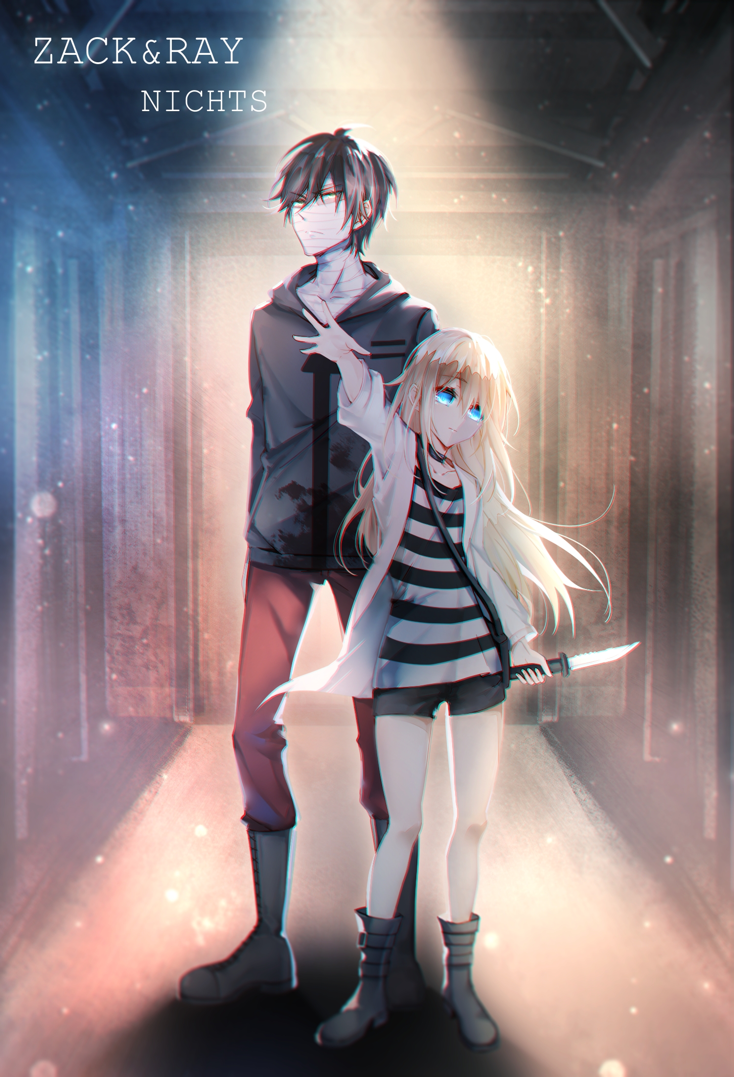 Rachel Gardner And Isaac Foster Satsuriku No Tenshi Drawn By Nichts Pixiv Danbooru
