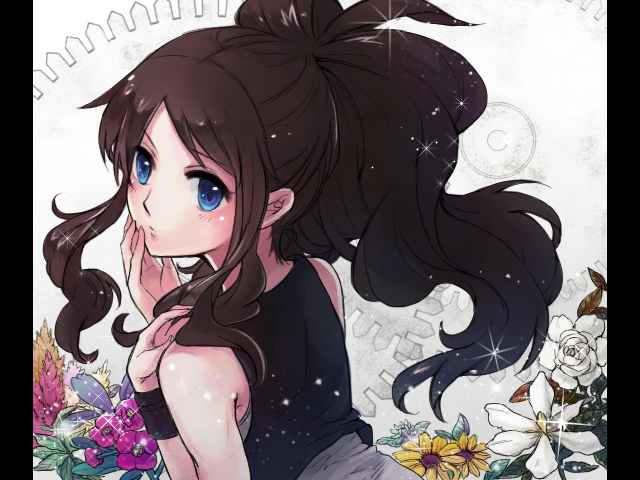 hilda (pokemon and 1 more) drawn by yugimaru_(sugar)
