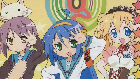 suzumiya haruhi, nagato yuki, izumi konata, asahina mikuru, patricia martin, and 3 more (suzumiya haruhi no yuuutsu and 1 more)