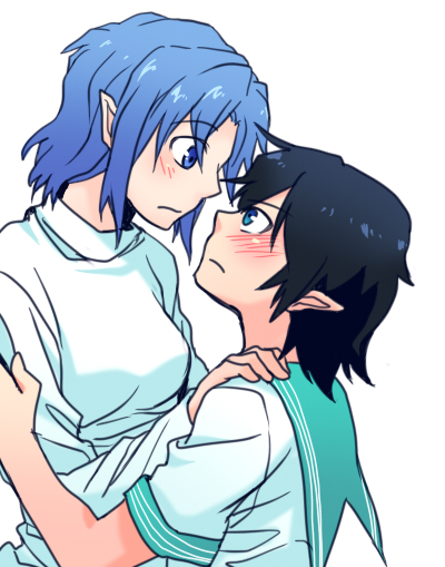 murasa minamitsu and kumoi ichirin (touhou) drawn by re_ghotion